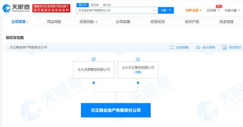 北大方正集團(tuán)成立商業(yè)地產(chǎn)公司，注冊(cè)資本1億，拓展信息咨詢服務(wù)新版圖